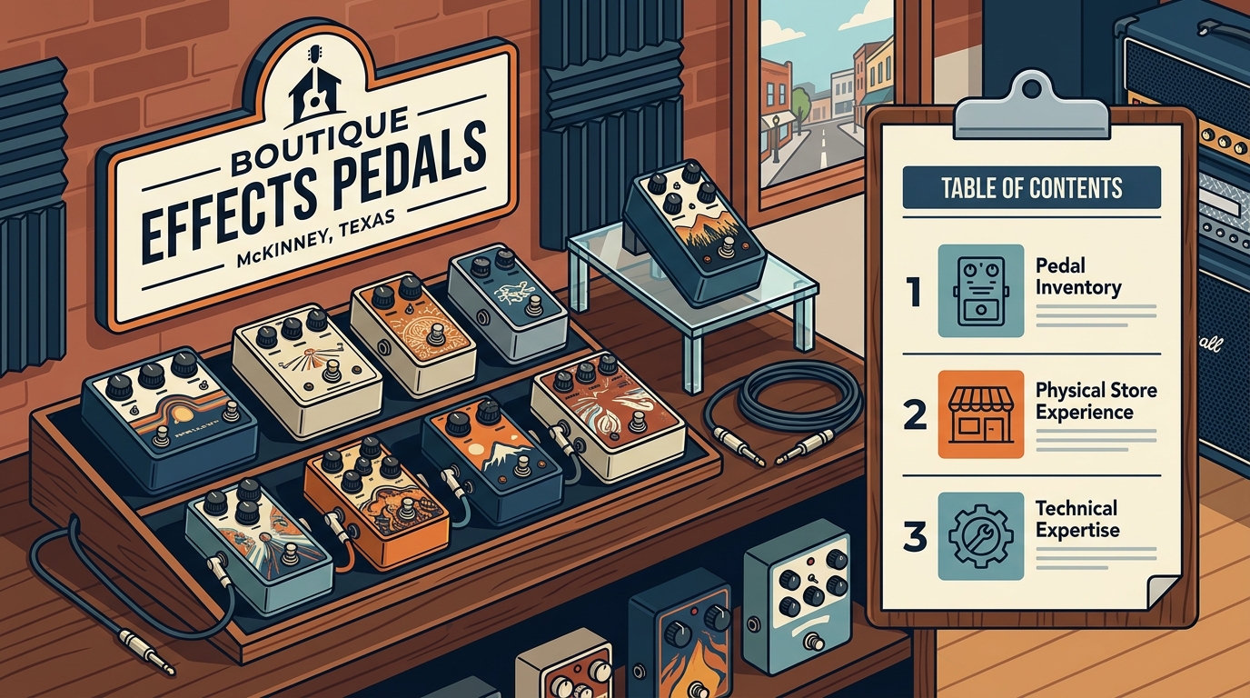 Where to Buy Custom Boutique Effects Pedals in McKinney, Texas
