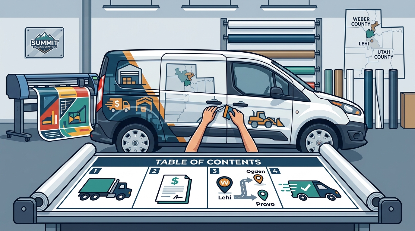 Commercial Vehicle Wraps in Weber County: 2026 Guide