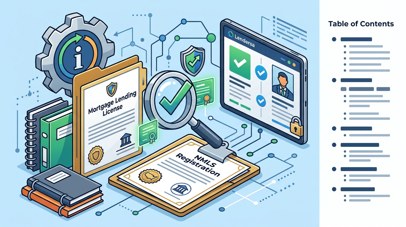 Verifying Private Lender Licenses and Credentials