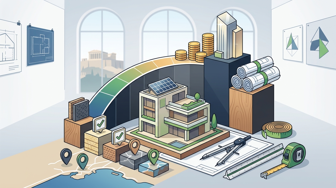Estimated Costs for Sustainable Luxury Property in Athens 2026