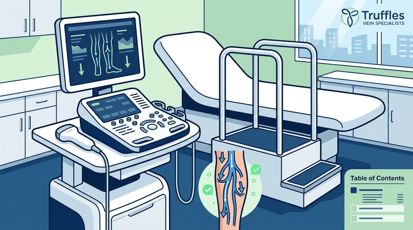 How to Position Yourself for a Venous Reflux Ultrasound