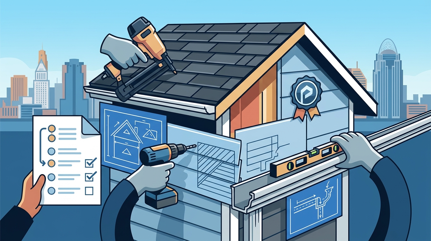 One Contractor for Roofing, Siding, and Gutters in Cincinnati