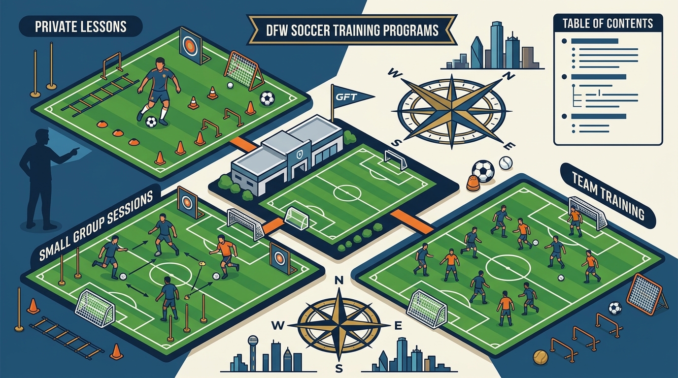 DFW Soccer Training Programs: Private, Group & Team Options
