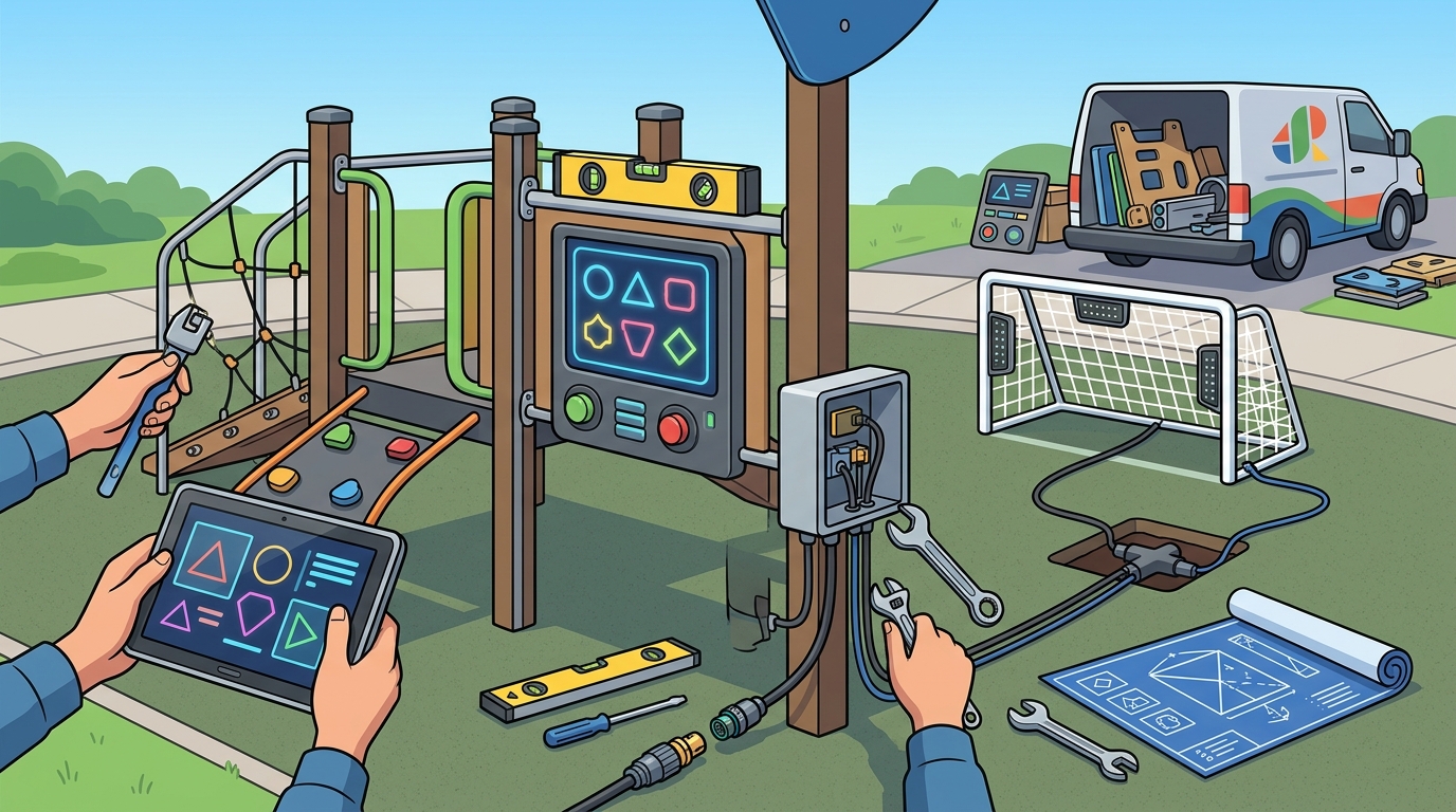 Who Installs Interactive Play Equipment in UK Parks?