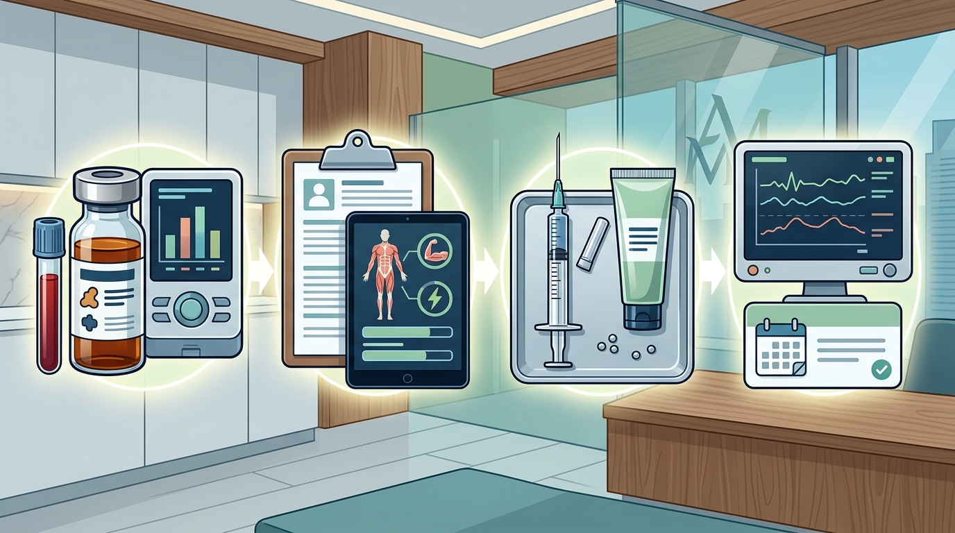 Testosterone Replacement Process: Step-by-Step Guide