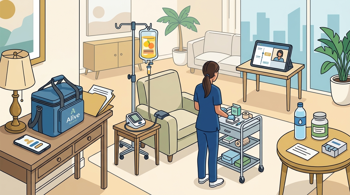 Mobile IV Therapy at Home: Step-by-Step Process