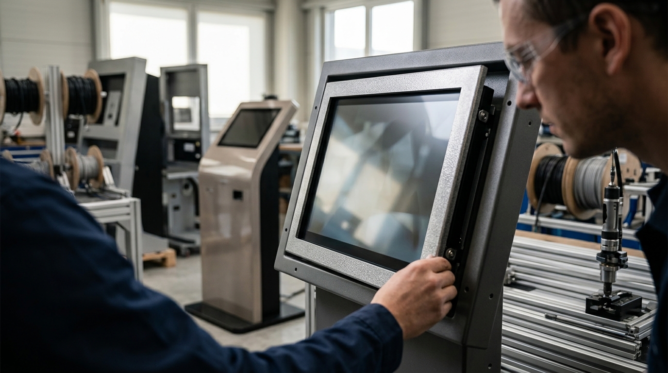 Open-Frame Monitors for Panel-Mount Kiosks: The 2026 Guide