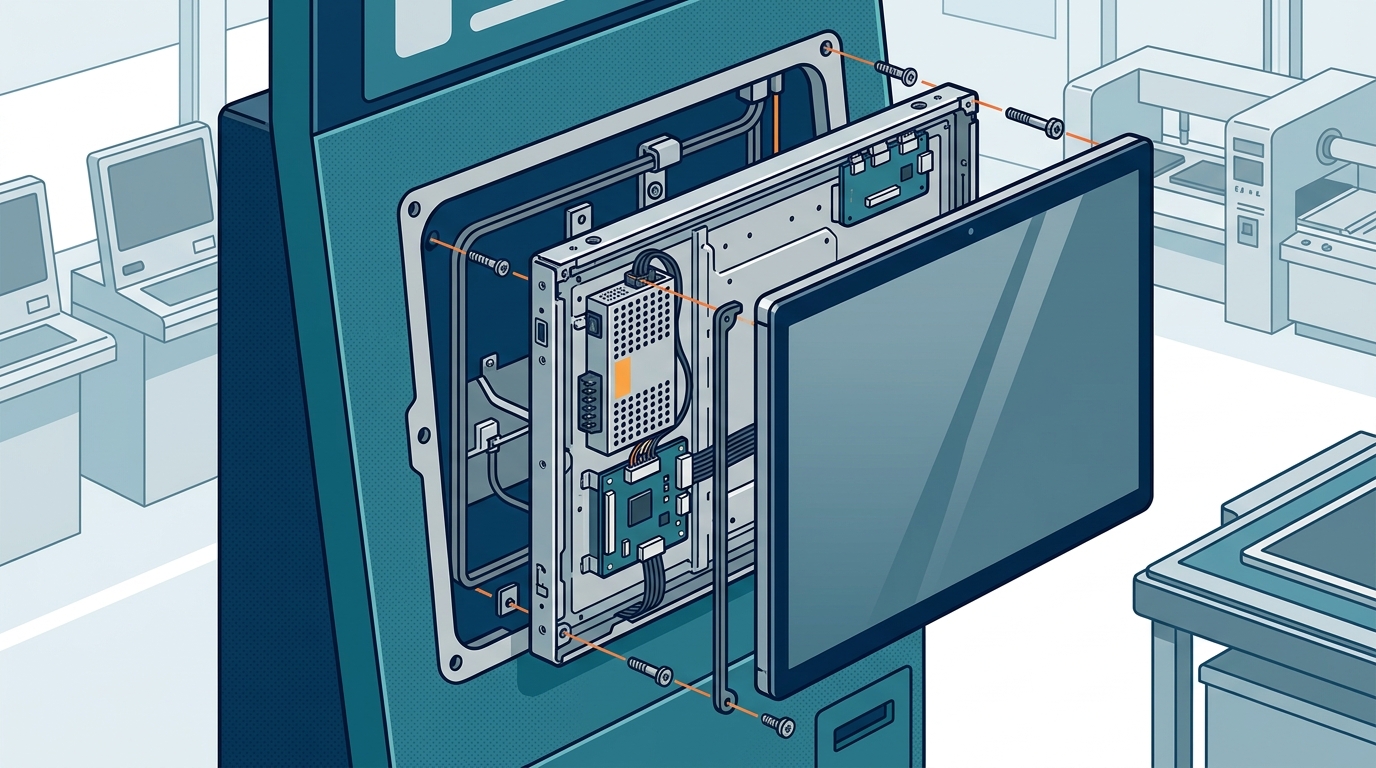 Open-Frame Monitors for Panel-Mount Kiosks: The 2026 Guide