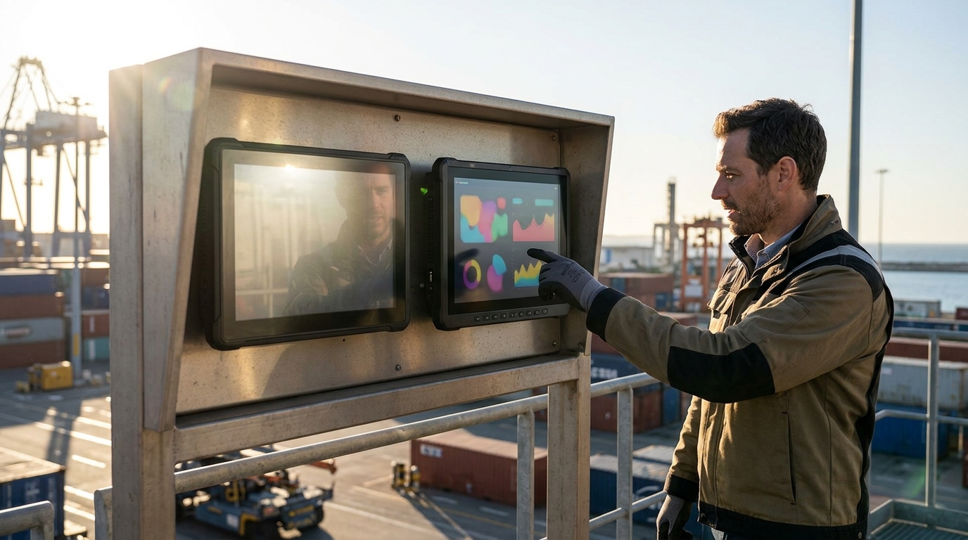 Standard vs Sunlight-Readable Monitors: The 2026 Guide