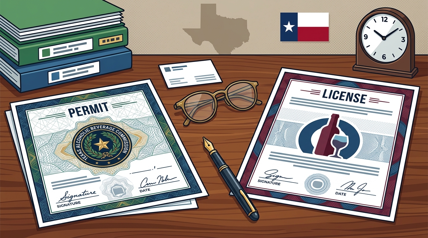 TABC Permit vs. Liquor License: What Texas Businesses Need