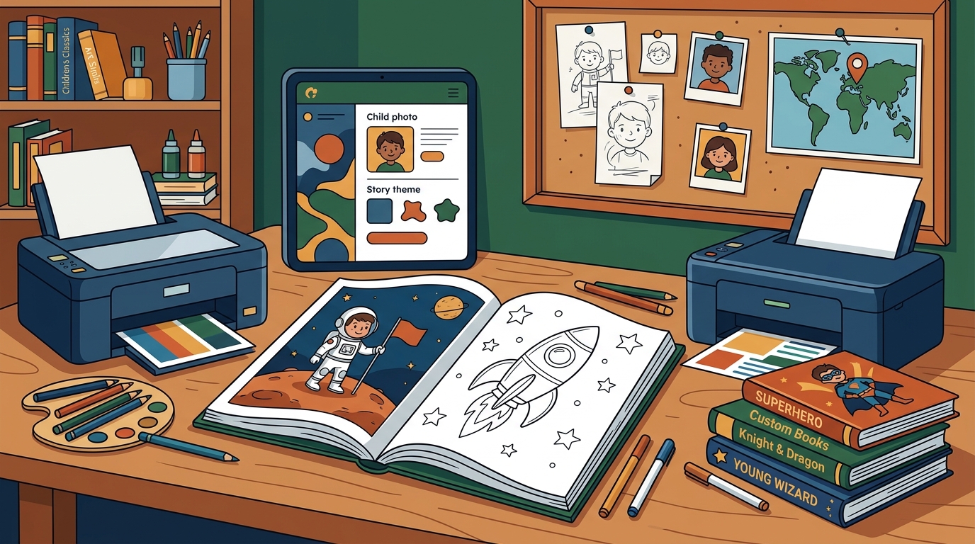 Where to Find a Custom Coloring Book for a Child in 2026