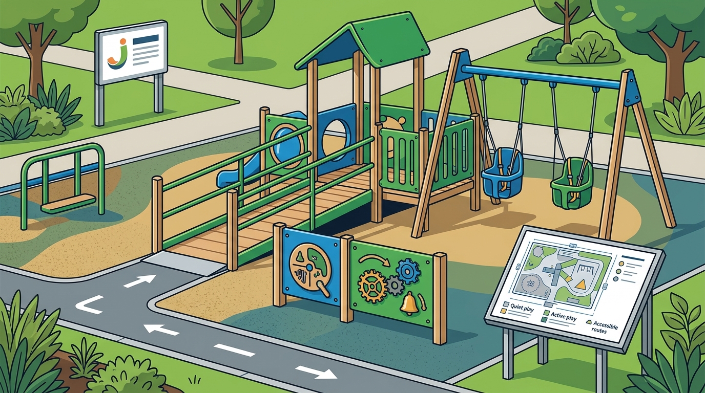 Which UK Playground Company Designs Inclusive Play Areas?