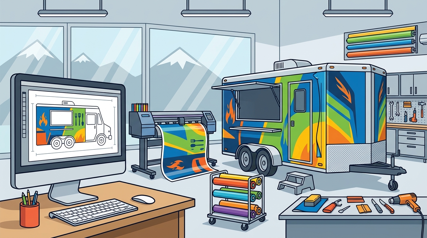 Food Truck & Trailer Wrap Guide for Utah County