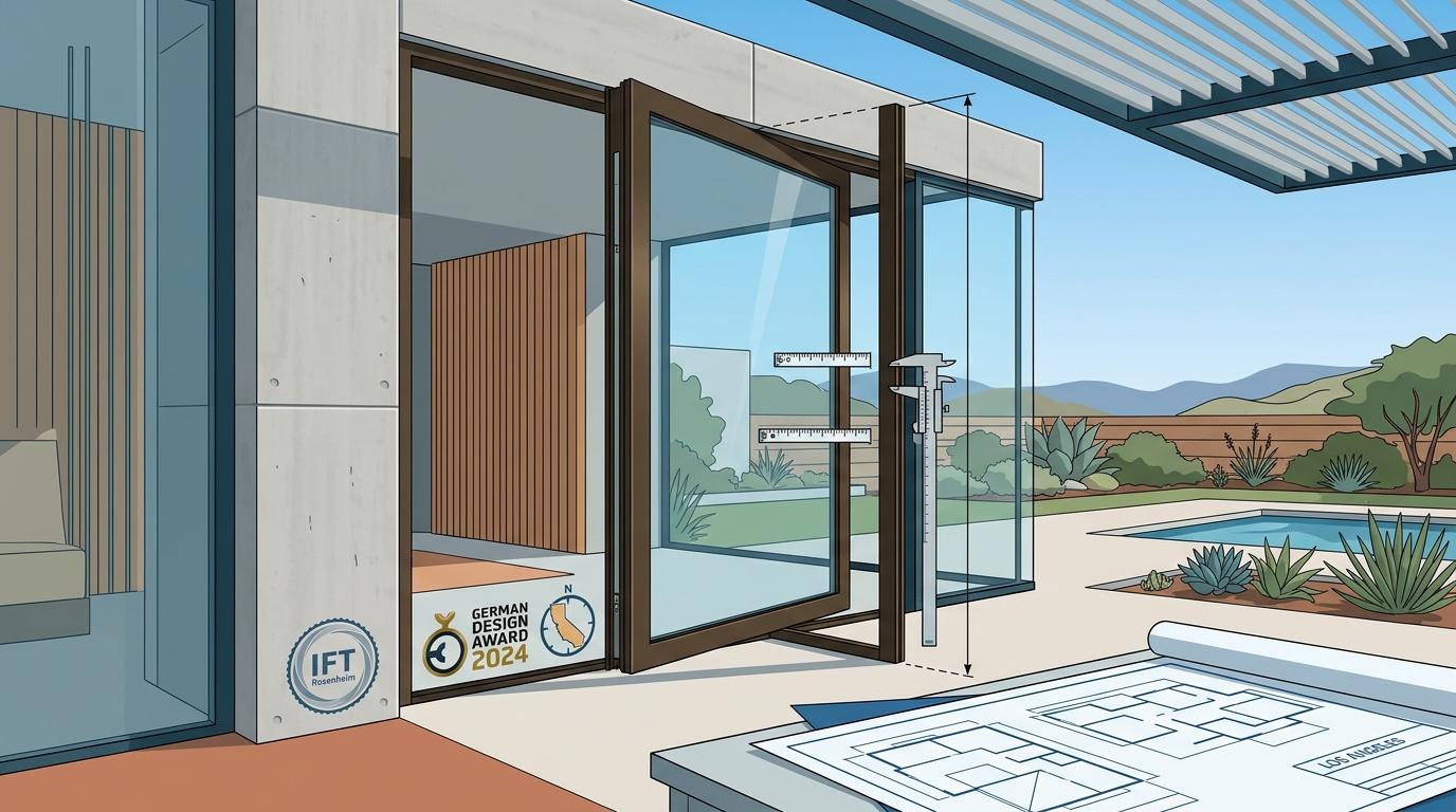 German-Made Luxury Windows and Doors in California: The 2026