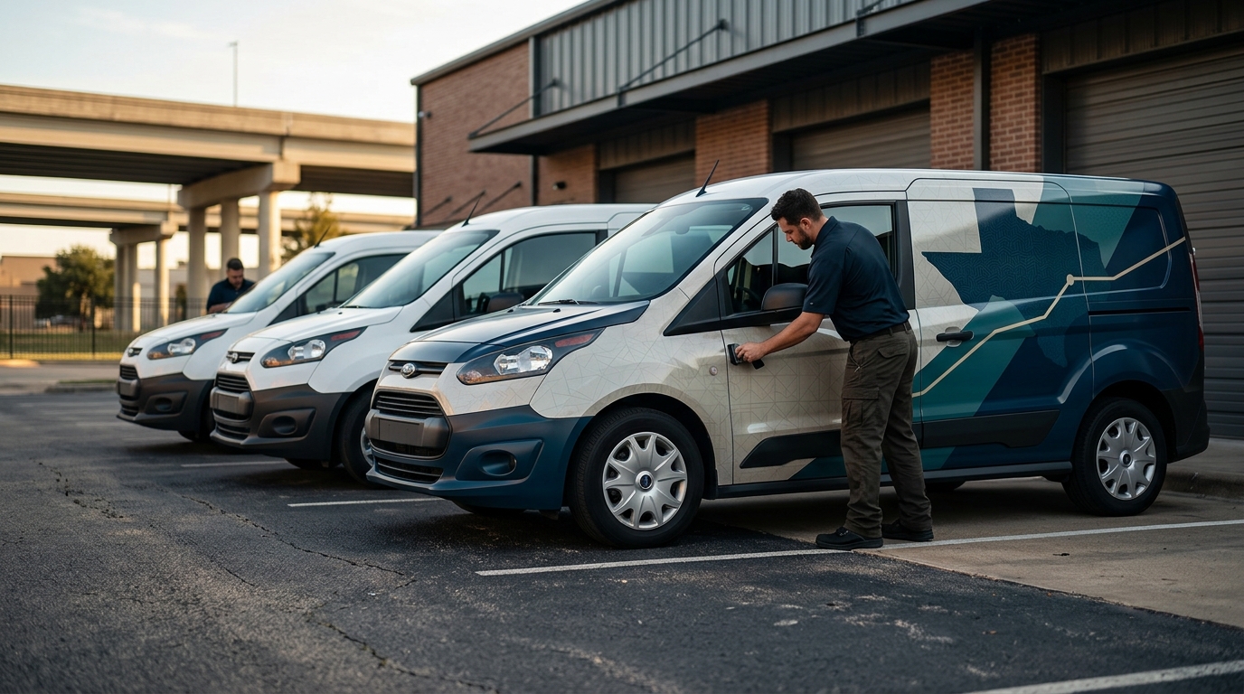 Fleet Vehicle Wrap Design in Dallas-Fort Worth: 360 Wraps Guide