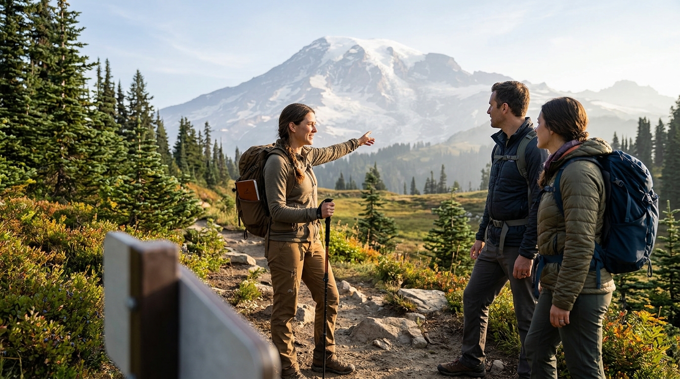 What to Expect From a Guided Hiking Tour Near Mount Rainier