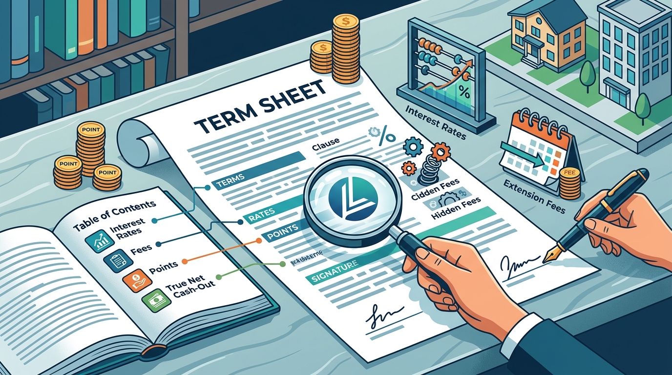 Hard Money Term Sheets: What to Check Before You Sign
