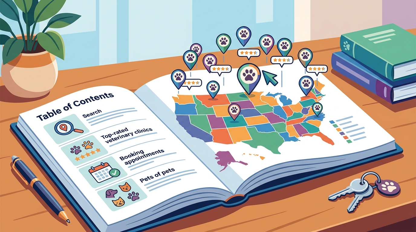 Find Top-Rated Veterinary Clinics by State on Pawgrades