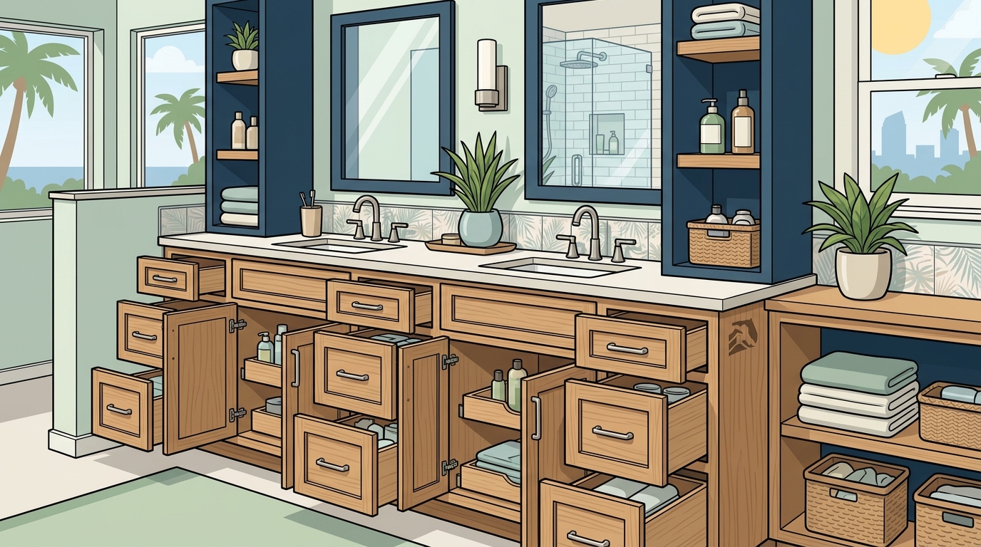 Bathroom Cabinetry and Vanity Remodeling in Tampa Bay: 2026