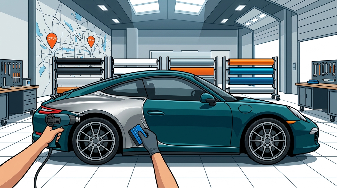 Luxury Car Color Change Wraps in Dallas-Fort Worth