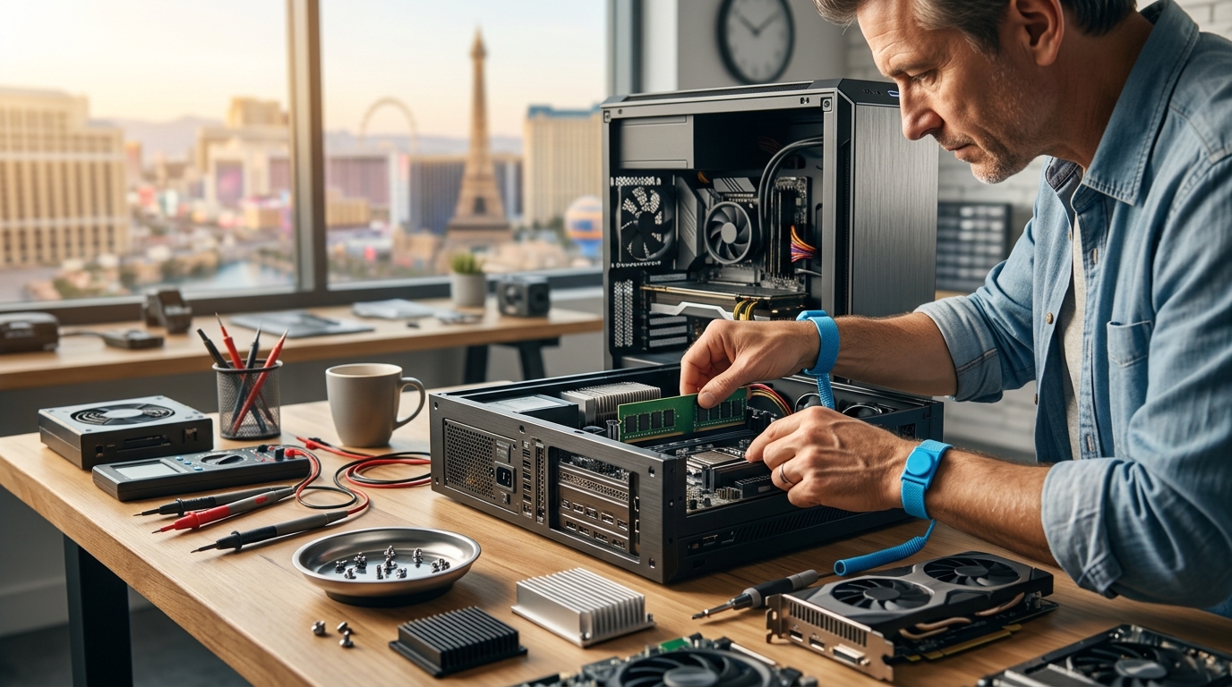Who Diagnoses Hardware Problems and Replaces Computer Components