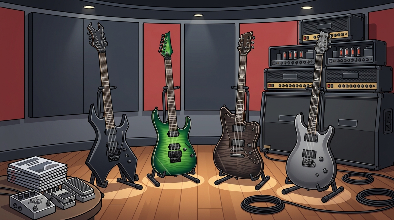 Which Hard Rock and Metal Guitar Brand Deserves Your Money Right