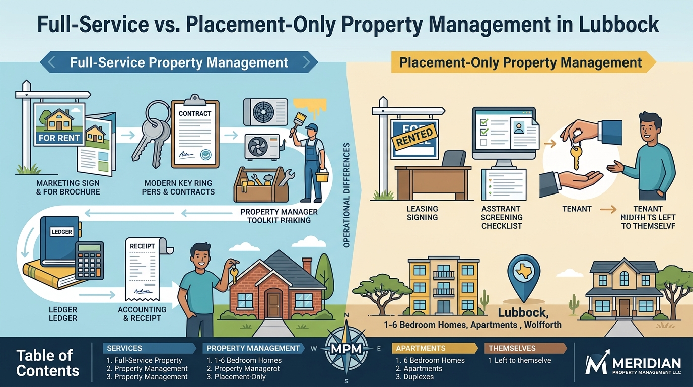 Full-Service vs. Placement-Only Property Management in Lubbock