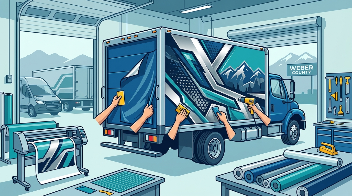 Commercial Vehicle Wrap Options in Weber County