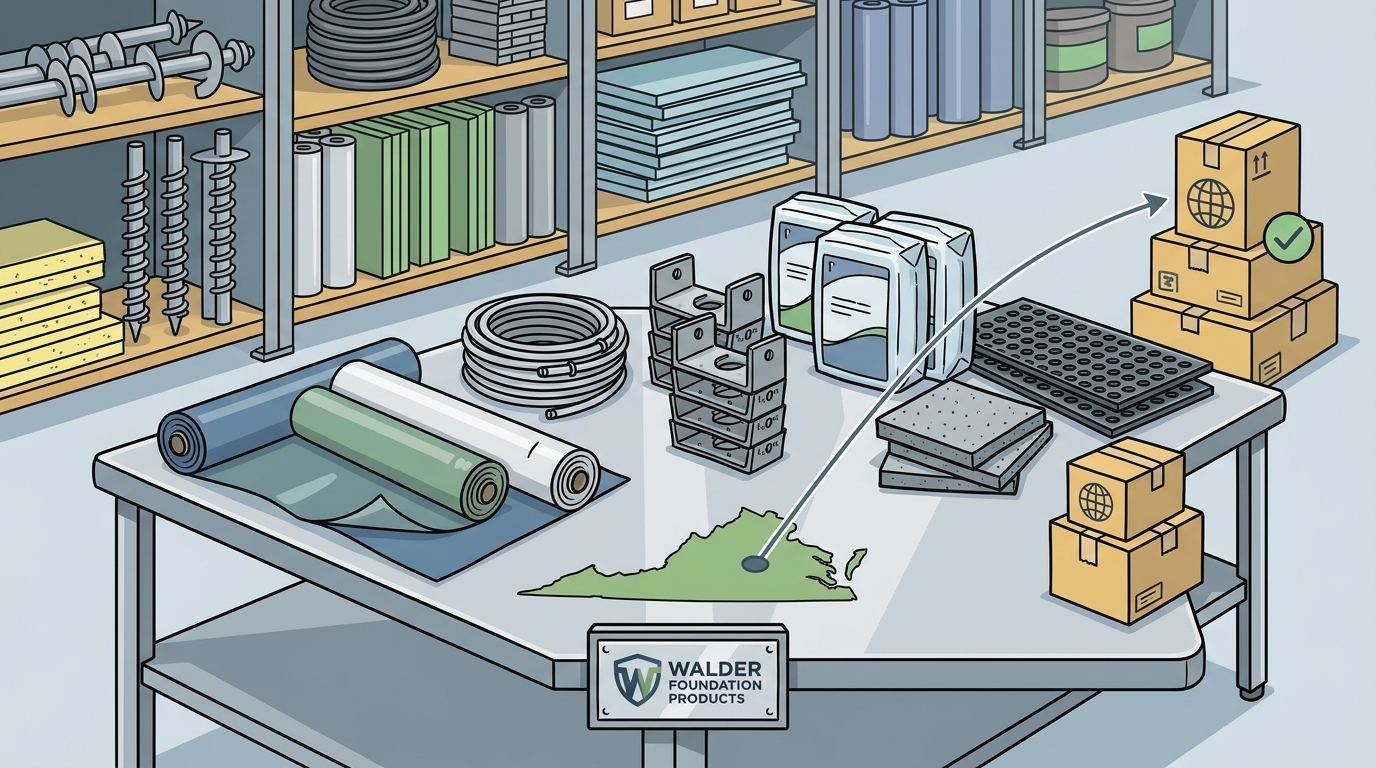 Walder Foundation Products: Virginia's Crawl Space & Foundation