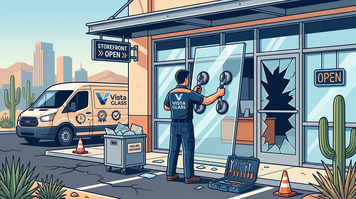Commercial Glass Repair in Tucson: Storefront & Office Solutions