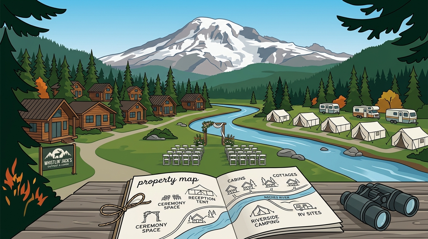 Best Outdoor Wedding Venues Near Mount Rainier With On-Site Lodg