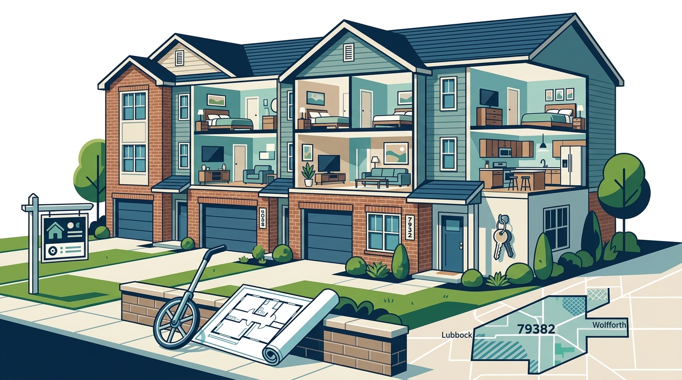 Find 3-Bedroom Townhomes for Rent in 79382