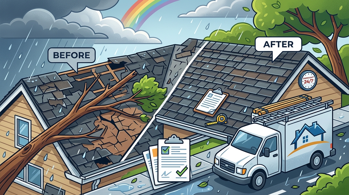 Which Roofing Contractor in Dayton Do Homeowners Call After a St