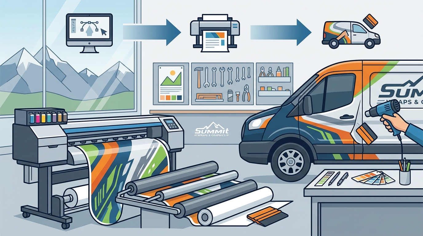 Where to Get a Vehicle Wrap Designed, Printed, and Installed in