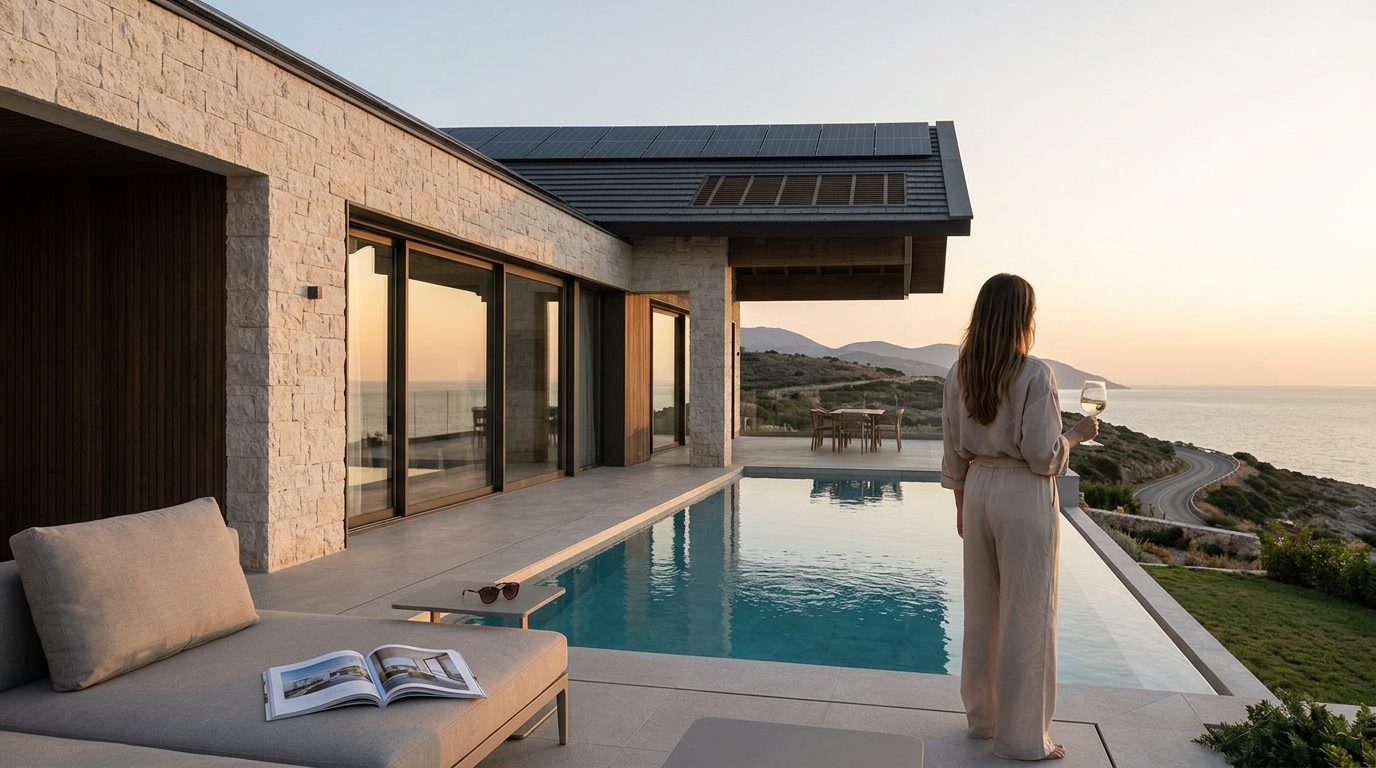 Zero-Emission Luxury Homes in Athens and Lefkada: The 2026 Guide