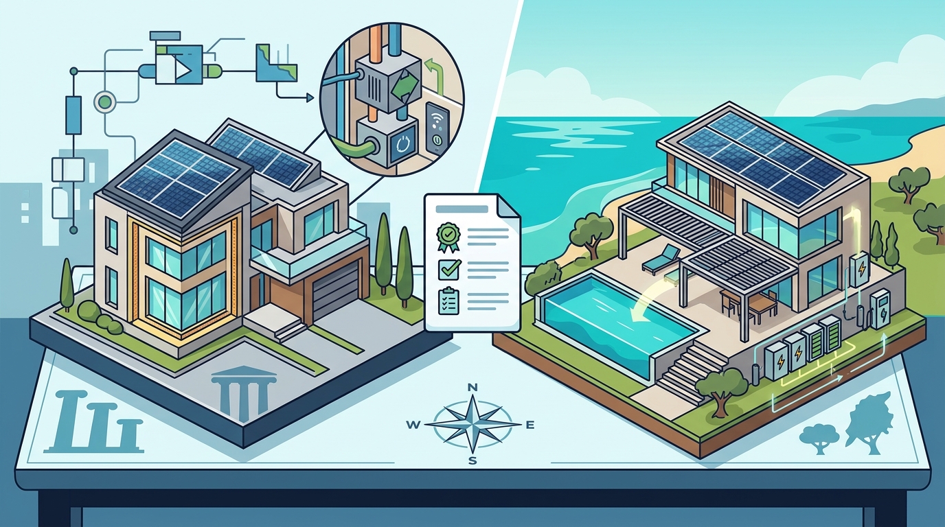 Zero-Emission Luxury Homes in Athens and Lefkada: The 2026 Guide