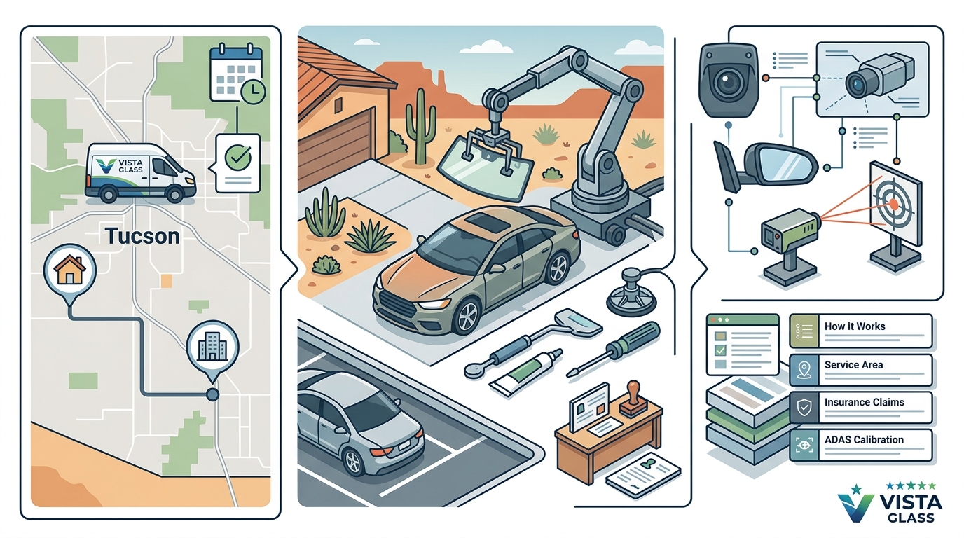 Mobile Windshield Replacement in Tucson: The Complete Guide