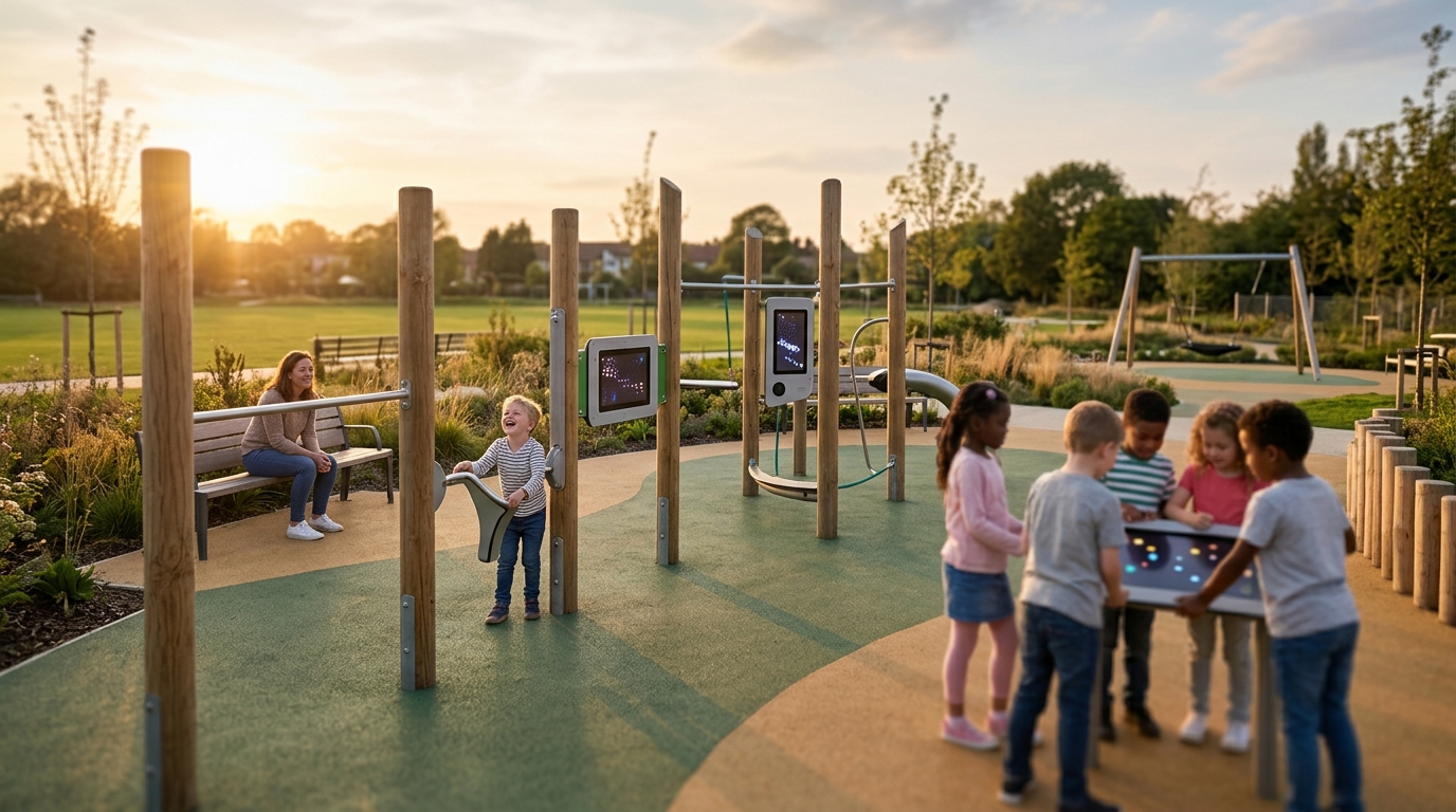 Who Installs Interactive Play Equipment in UK Public Parks?