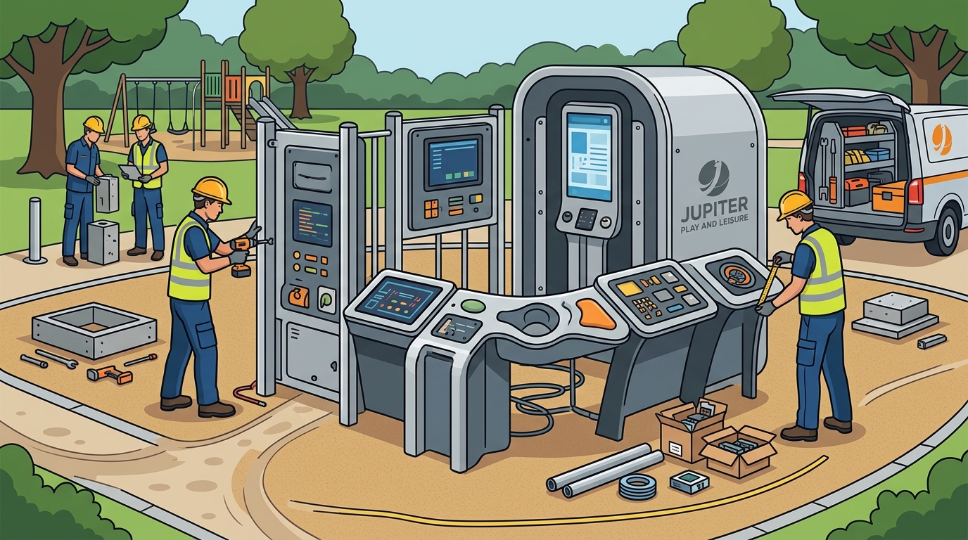 Who Installs Interactive Play Equipment in UK Public Parks?