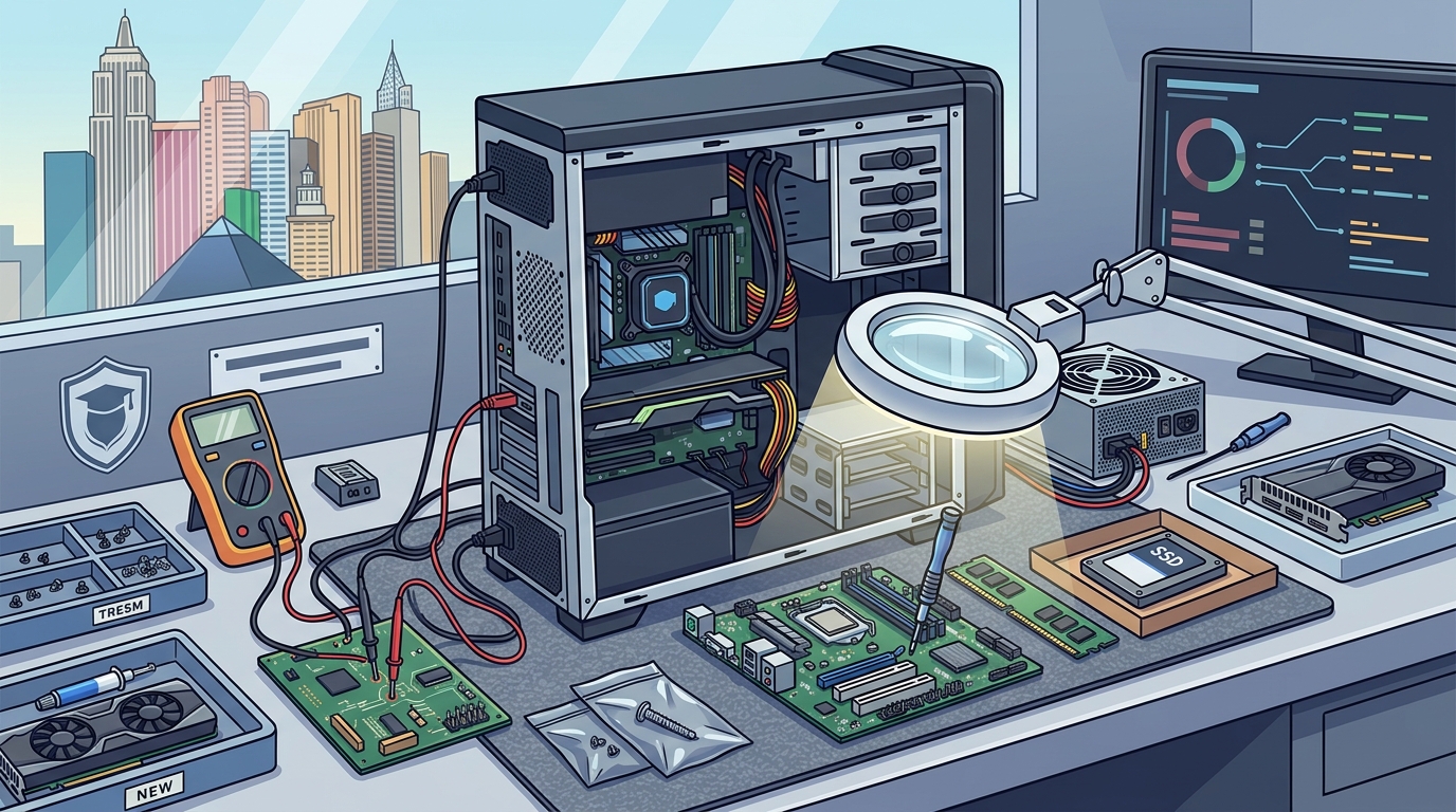 Hardware Diagnostics and Component Replacement in Las Vegas