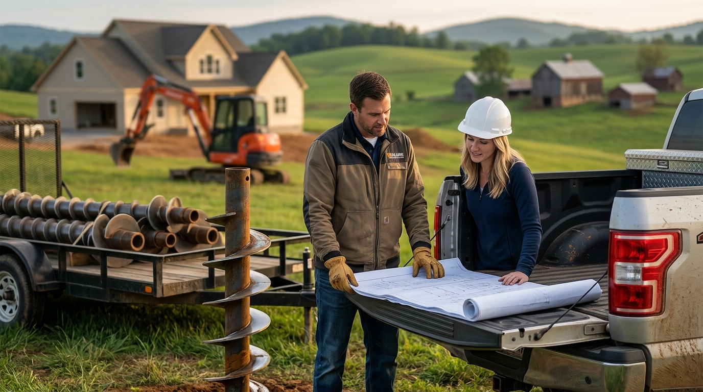 Where to Buy Helical Piers for Foundation Repair in Virginia