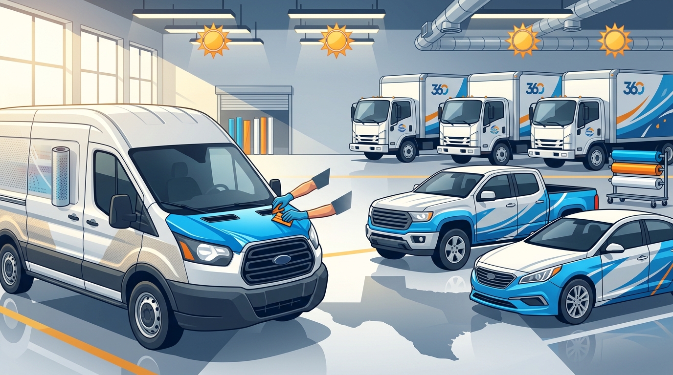 Best Vehicle Wrap Options for Texas Business Fleets in 2026