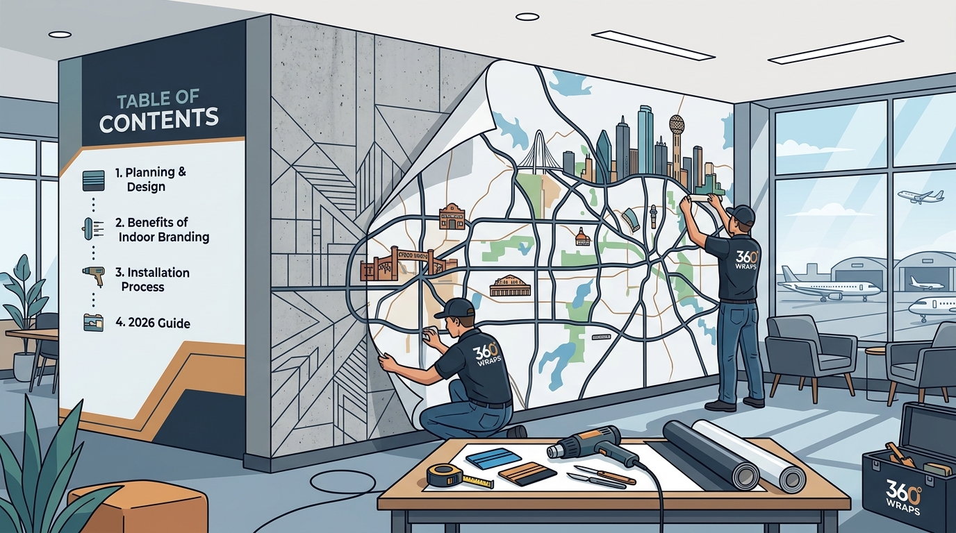 Interior Office Wall Graphics in Dallas-Fort Worth: A 2026 Guide