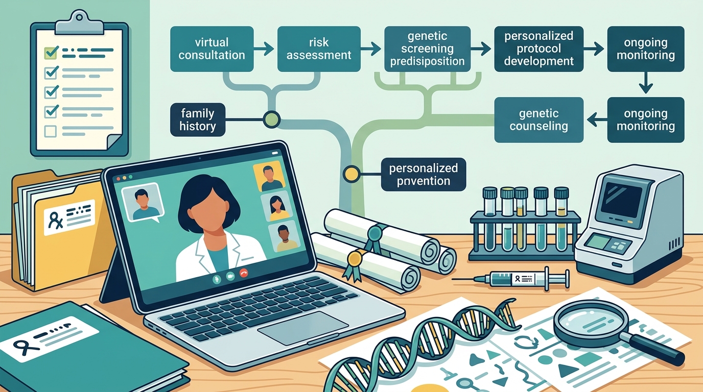 Telehealth Cancer Risk Reduction for Family History Patients