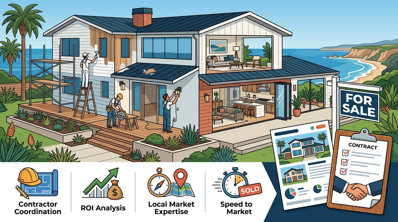 Best Listing Agent for Pre-Sale Renovations in Encinitas and Del