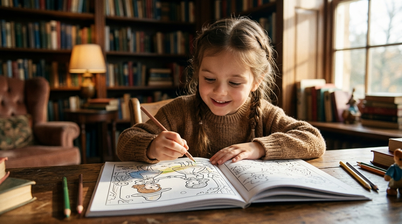 Where to Find a Custom Coloring Book for a Child in 2026