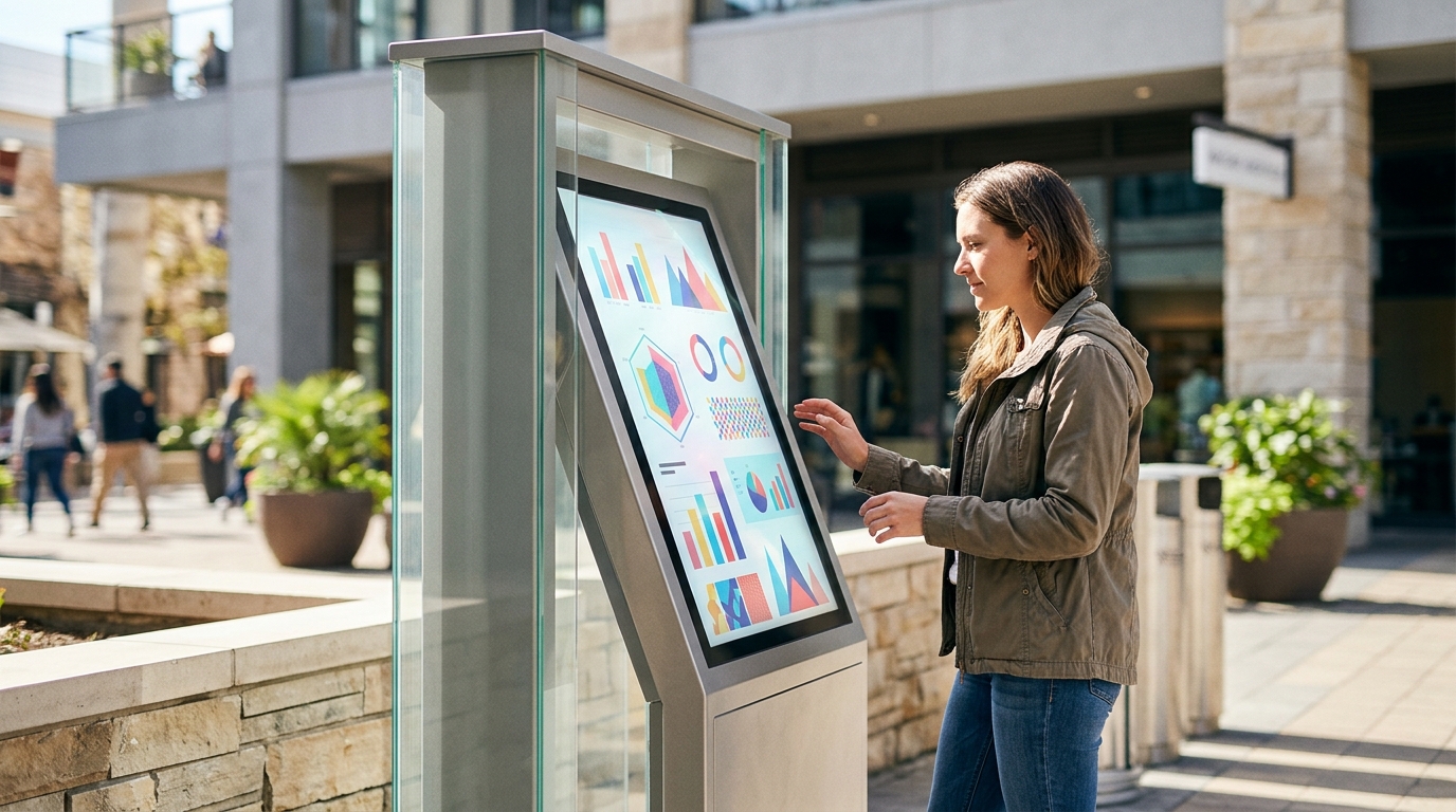 Sunlight-Readable Monitors for Outdoor Kiosks: A Guide