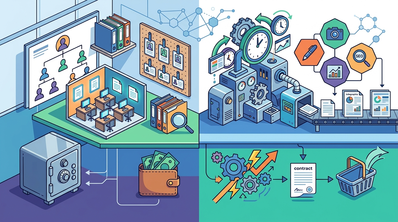 Build In-House Content Team or Hire a B2B Content Agency?