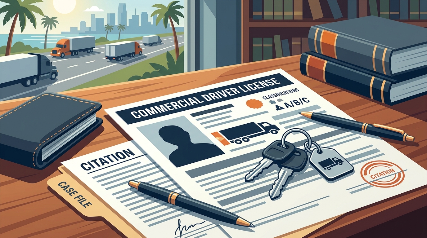 CDL DUI Defense in Florida: A 2026 Guide for Commercial Drivers