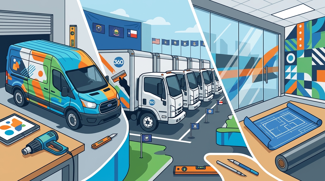 360 Wraps Services: Vehicle Wraps, Fleet Branding, and Office
